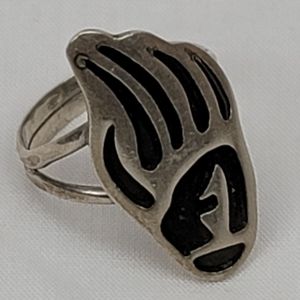 Vintage Hand Silver Ring Indian jewelry